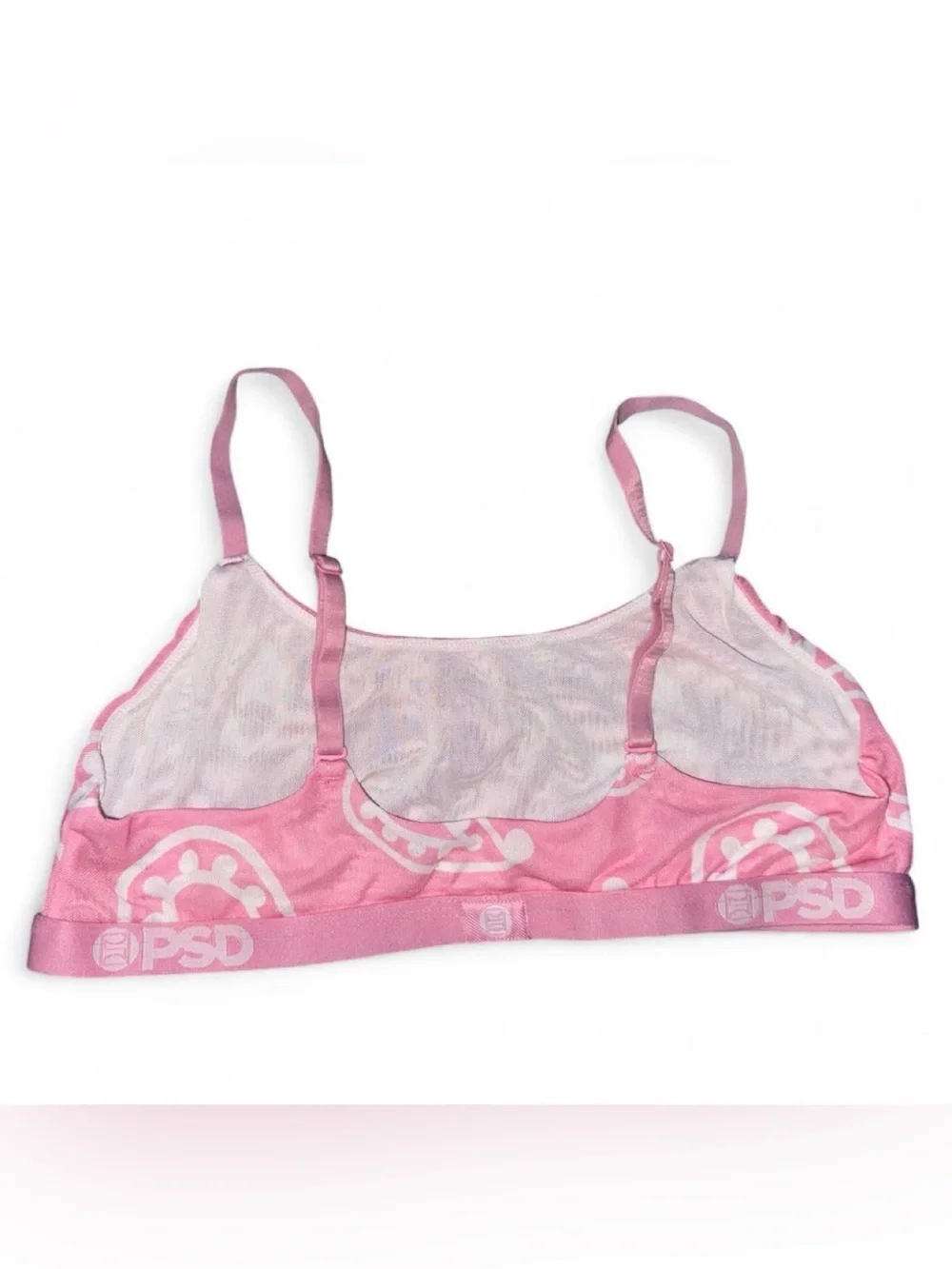 PSD Pink Paisley Crop Bralette
